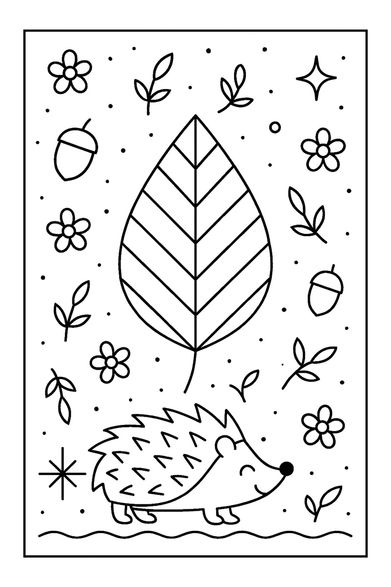 Coloriage herisson