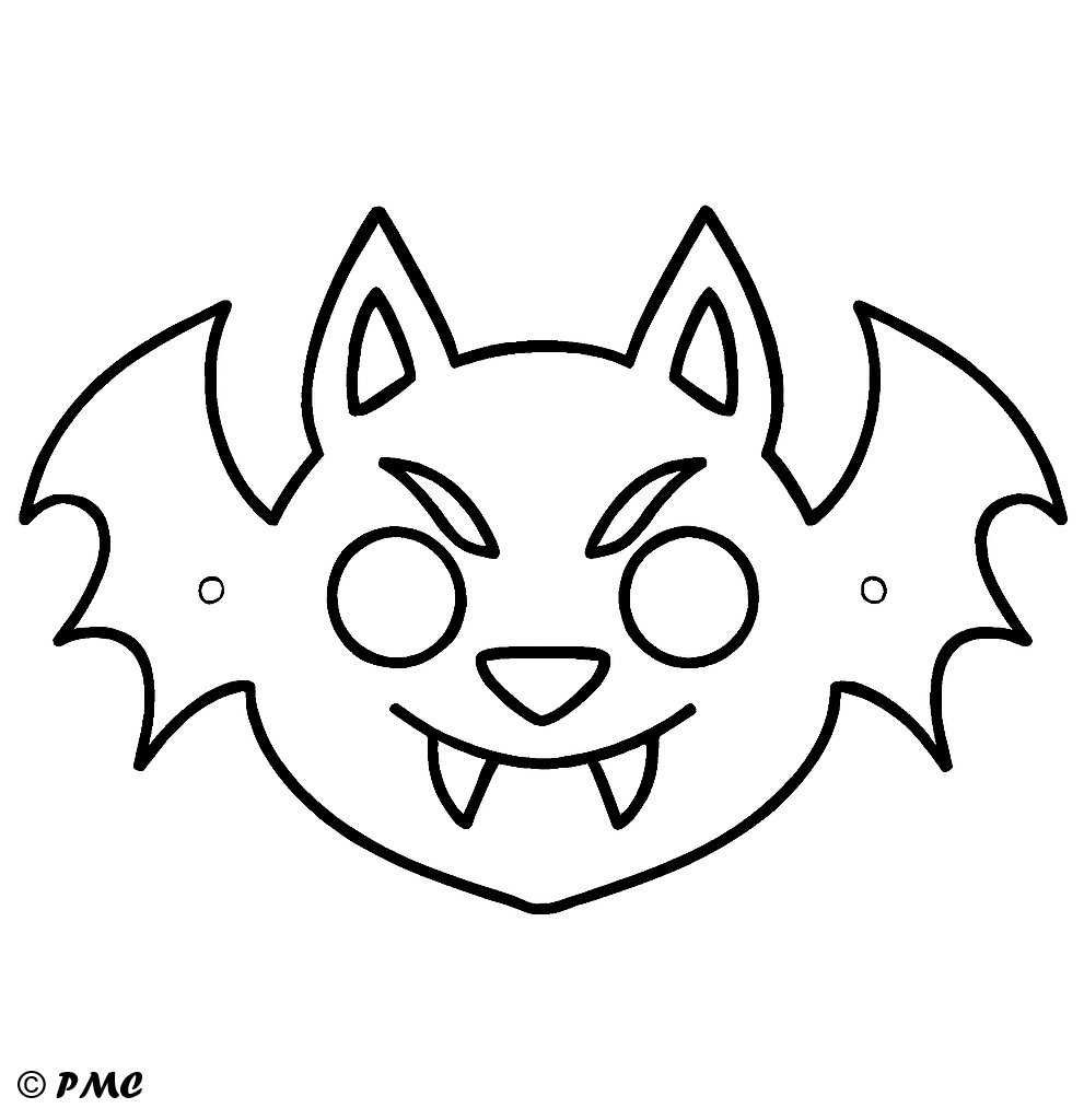 Masque chauve-souris Halloween
