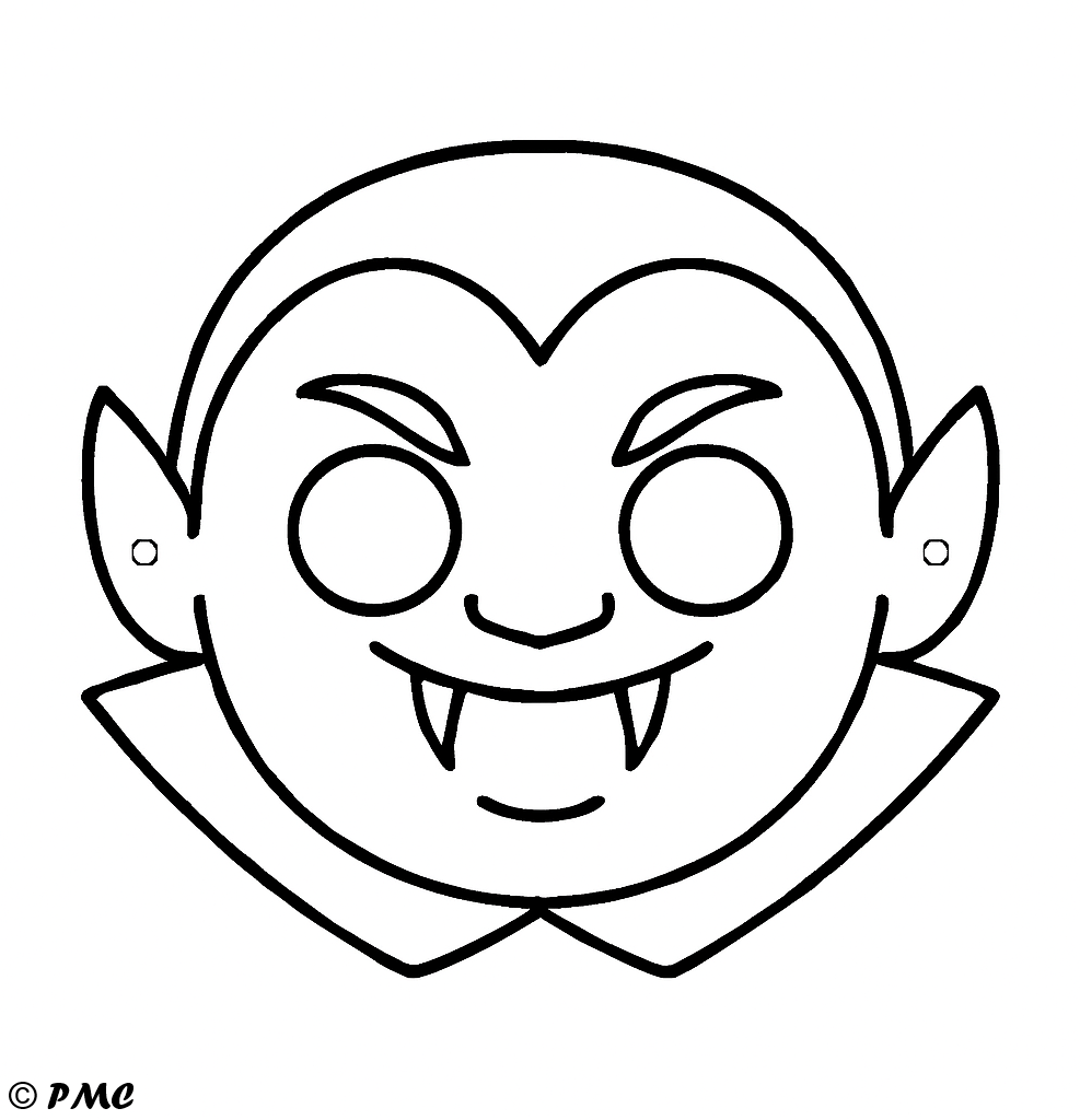 Masque vampire Halloween
